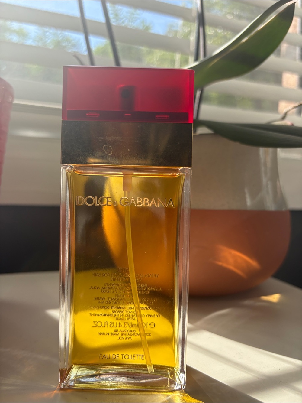 Dolce & Gabbana Red Cap Eau de Toilette 3.4 oz Vintage Tester perfume